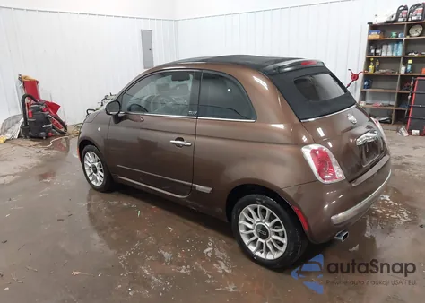 2012 Fiat 500C Lounge from USA, damaged, VIN 3C3CFFER7CT119035